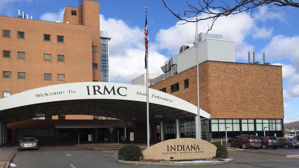 Entrance of Indiana Regional Medical Center