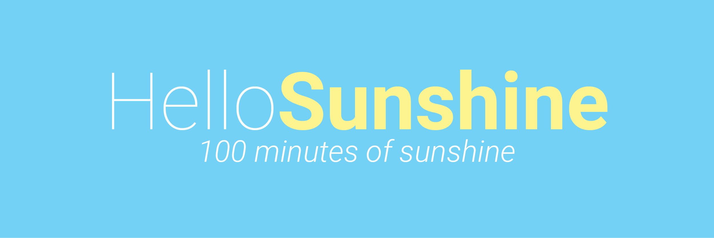 Hello Sunshine-01