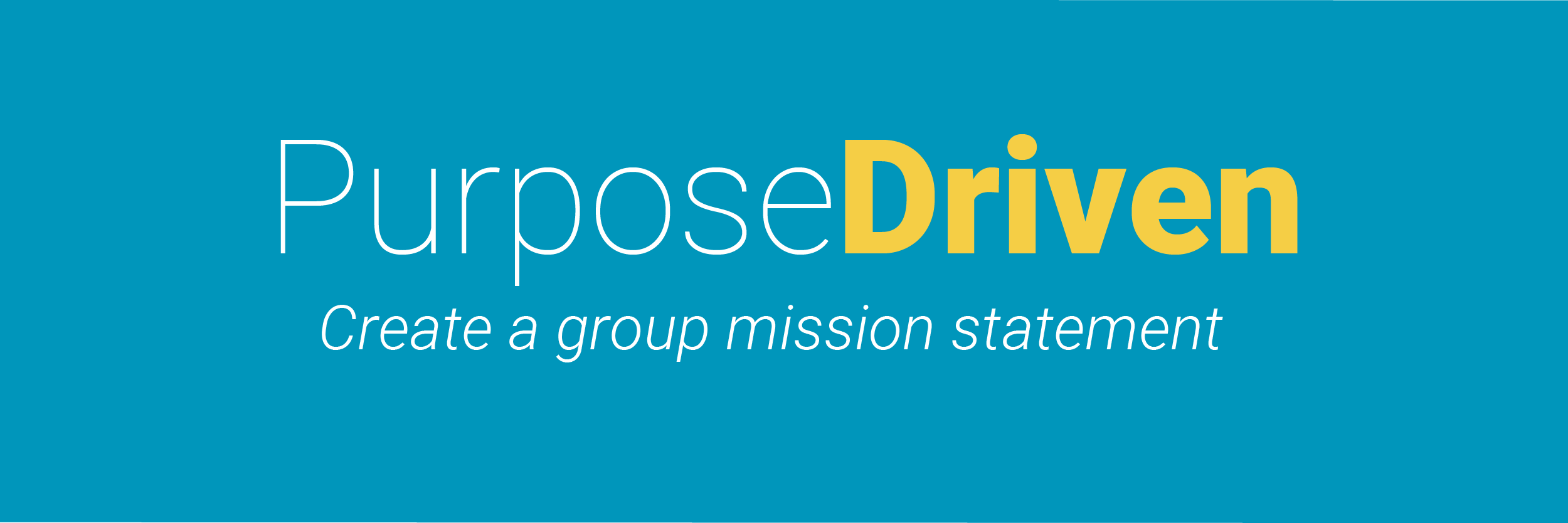 Purpose Driven-01